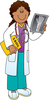 Female Librarian Clipart Image