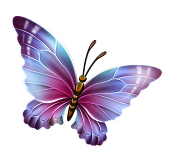 Butterfly Purple And Blue Transparent | Free Images at ...