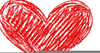 Heart Scribble Clipart Image