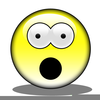 Shocked Face Clipart Image