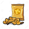 Bag Of Chips Clipart Image