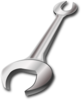 Silver Wrench Clip Art