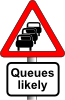 Anonymous Roadsign Queues Clip Art