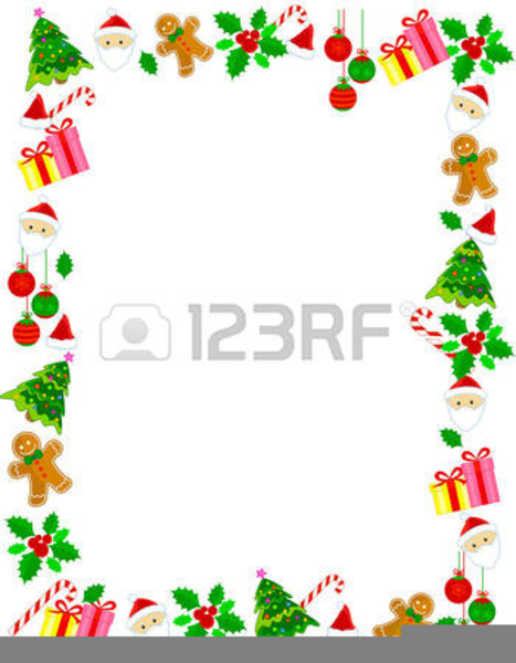 christmas stocking border clip art