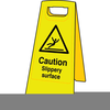 Slippery Floor Clipart Image