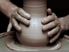 Potter Hands Clipart Image