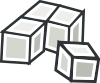 Tofu Cubes Clip Art
