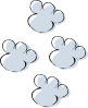 Footprints In The Snow Clip Art