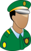 Guard Green Clip Art