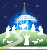 Christmas Manger Clipart Image