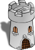 Round Tower 2 Clip Art