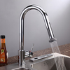 Chrome Finish Contemporary Pull Down Kitchen Faucet--faucetsuperdeal.com Image