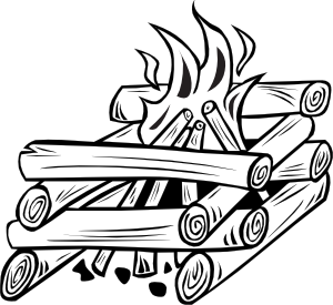 Campfires And Cooking Cranes 24 Clip Art