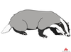 Wisconsin Badger Clipart Image