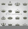 Clipart Of King And Queen Crowns Image