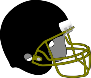 Football Helmet Bw Clip Art
