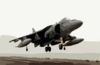 A Marine Av-8b Harrier Makes A Vertical Landing Aboard The Amphibious Assault Ship Uss Bonhomme Richard (lhd 6). Clip Art