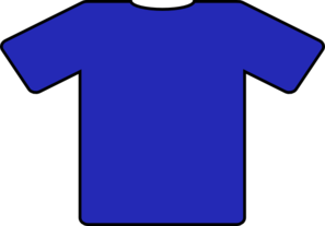 Dark Blue Plain Tshirt Clip Art