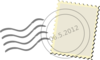 Postage Stamp-simple Clip Art