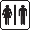 Woman Man Bathroom Clip Art