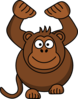 Monkey Hands Up Step 2.png Clip Art