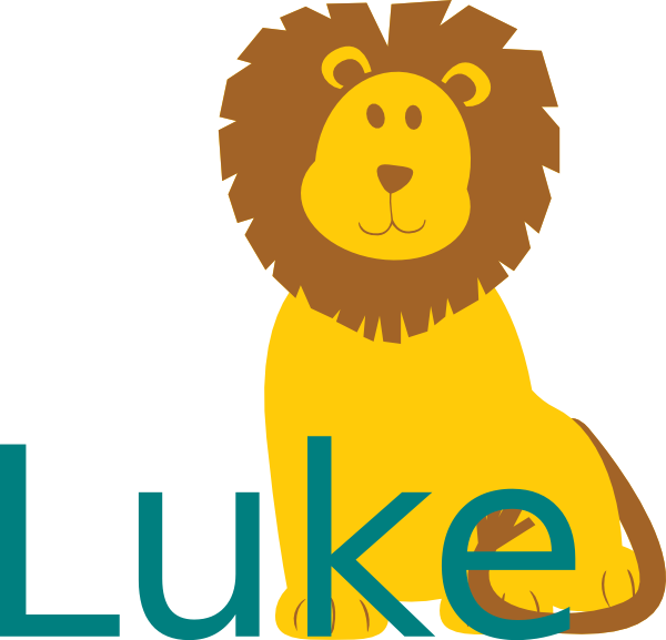 Lion With Name Clip Art at Clker.com - vector clip art online, royalty