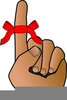 Clipart String On Finger Image