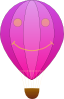 Happy Hot Air Balloon Cartoon Clip Art