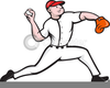 Free Clipart Baseball Pitcher Image