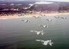 Vfa-81 And Cvw-17 Approach The Virginia Beach Ocean Front As They Return To Naval Air Station Oceana Image