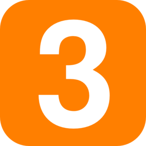Orange Three Clip Art