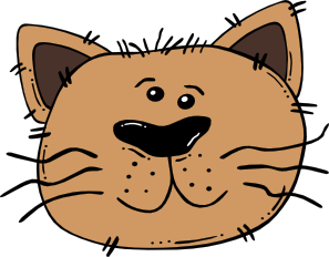 Cartoon Cat Face Clip Art
