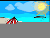 Animated Clipart Of Beach Scenes Image