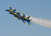 The U.s. Navy S Flight Demonstration Team, The Blue Angels Put On A Spectacular Show During The Annual Naval Air Station Lemoore Air Show. Image