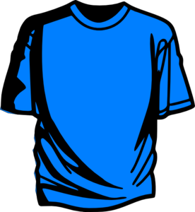 T-shirt Blue Clip Art at Clker.com - vector clip art online, royalty ...