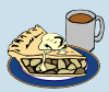 Apple Pie And Coffee Clip Art