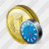 Icon Coin Clock Image