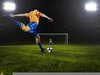 Soccer Goal Kick Image