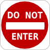 Do Not Enter Sign Clip Art