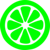 Lemon Slice ( Green ) Clip Art