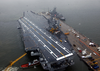 Sailors Man The Rails Aboard The Aircraft Carrier Uss Harry S. Truman (cvn 75). Image