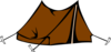 Brown Tent Clip Art