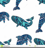 Vintage Whale Clipart Image