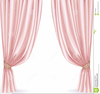 Window Curtains Clipart Image