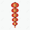 Japanese Lanterns Clipart Image