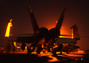 Uss Kennedy - Hornet On Flight Deck Image