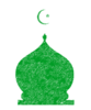 Green Mosque Sermon Template Image