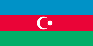 Flag Of Azerbaijan  Clip Art