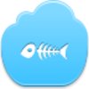 Fish Skeleton Icon Image