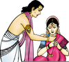 Free Indian Wedding Clipart Black White Image